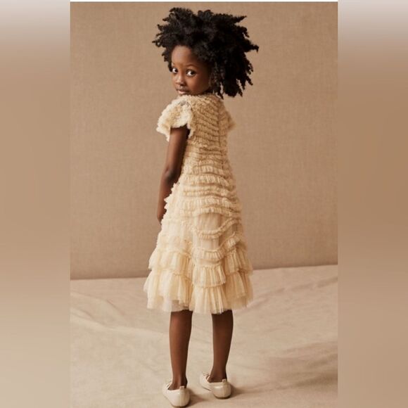 Needle & Thread × WILD ROSE RUFFLE KIDS DRESS/ size 8 years - Picture 3 of 9